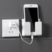 Wall Mounted Storage Box Remote Control Mobile Phone Plug Wall Holder Stand