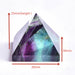 Natural Fluorite Crystal Pyramid Quartz Healing Stone Crystal Tiger Eye Home Decor