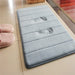 Coral Fleece Bathroom Carpet Water Absorption Non-Slip Memory Foam Floor Mat