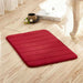 Coral Fleece Bathroom Carpet Water Absorption Non-Slip Memory Foam Floor Mat