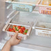Adjustable Stretchable Refrigerator Organizer Drawer Basket Storage Rack