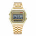 Unisex Wristwatch Gold Silver Black Vintage LED Digital Sports Military Wristwatch