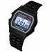 Unisex Wristwatch Gold Silver Black Vintage LED Digital Sports Military Wristwatch