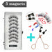 Magnetic Eyelashes Handmade Makeup Mink Eyelashes Extended False Eyelashes With Applicator