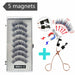 Magnetic Eyelashes Handmade Makeup Mink Eyelashes Extended False Eyelashes With Applicator