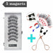 Magnetic Eyelashes Handmade Makeup Mink Eyelashes Extended False Eyelashes With Applicator
