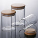 Candy Jar Transparent Glass Spices Container With Lids Cookie Jar