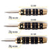 Professional Archer 20/23/26 Grams Steel Tip Darts Black Coating Brass Barrels Darts