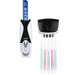 Automatic Toothpaste Dispenser Wall Mount Dust-Proof Wall Mount Toothbrush Holder Squeezer