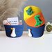 Cartoon Animals Hand Woven Storage Basket Kids Toys Organizer Laundry Baskets