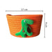 Cartoon Animals Hand Woven Storage Basket Kids Toys Organizer Laundry Baskets