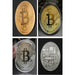 1pc Gold Plated Bitcoin Art Collection Physical Bit BTC Metal Antique Imitation