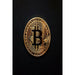 1pc Gold Plated Bitcoin Art Collection Physical Bit BTC Metal Antique Imitation