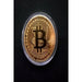 1pc Gold Plated Bitcoin Art Collection Physical Bit BTC Metal Antique Imitation