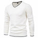 New Casual Full Sleeve T-Shirts Men Cotton Slim Fit Fashion Style Pullovers