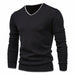 New Casual Full Sleeve T-Shirts Men Cotton Slim Fit Fashion Style Pullovers