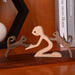 Wood Craft Figurine Desktop Table Ornament Carving Creative Home Office Decoration Pet sculpture