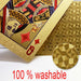 Gold Silver Playing Cards Poker Game Deck Foil Waterproof Premium Cards