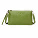 Women's Handbags Split Leather Fashion Alligator Pattern Clutch Bags