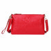 Women's Handbags Split Leather Fashion Alligator Pattern Clutch Bags
