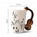 Creative Ceramic Music Mug Coffee Tea Milk Stave Cups with Handle Coffee Mug - Atom Oracle