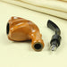 Unique Red Color Carving Durable Tobacco Smoking Pipe Gadgets