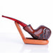 Unique Red Color Carving Durable Tobacco Smoking Pipe Gadgets