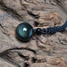 Natural Obsidian Rainbow Eye Good Luck Pendant Unisex Necklace - Atom Oracle