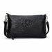 Women's Handbags Split Leather Fashion Alligator Pattern Clutch Bags