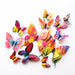 12Pcs Double layer 3D Butterfly Wall Stickers Home Decor