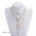 Multilayer Cross Virgin Mary Pendant Goddess Necklace Collier For Women - Atom Oracle