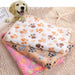 Dog Bed Mats Soft Paw Foot Print Warm Cute Pet Blanket Sleeping Bed - Atom Oracle
