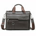 Men Briefcase Genuine Leather Bag Business Class Crossbody Gentlemen Travel Office Bags