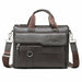 Men Briefcase Genuine Leather Bag Business Class Crossbody Gentlemen Travel Office Bags