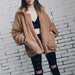 Elegant Faux Fur Coat Women Winter Soft Zipper Jacket Overcoat Casual Outwear - Atom Oracle