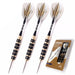 Professional Archer 20/23/26 Grams Steel Tip Darts Black Coating Brass Barrels Darts