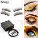 Shozy Magnetic eyelashes with 3 magnets handmade 3D magnetic lashes natural false eyelashes magnet lashes with gift box-24P-3 - Atom Oracle