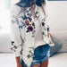 Women Floral Printed Long Sleeve Zipper Bomber Retro Jackets Female Outwear Tops - Atom Oracle