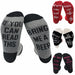 Men Women Hip-Hop Socks Funny Quotation Striped Printed Novelty Socks