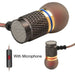 Special Edition Gold Plated Earphone 3.5mm In Ear Bass Stereo Earbuds - Atom Oracle