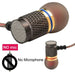 Special Edition Gold Plated Earphone 3.5mm In Ear Bass Stereo Earbuds - Atom Oracle