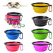 Pet Bowl Collapsible Silicone Silica Gel Dog Cat Portable Feeder Dish - Atom Oracle