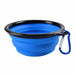 Pet Bowl Collapsible Silicone Silica Gel Dog Cat Portable Feeder Dish - Atom Oracle