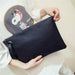 Women Fashion Clutch Bag Envelope Design Solid Color Clutch Evening Bags