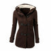 Winter Jacket Women Hooded Winter Coat Fashion Parka Horn Button Coats - Atom Oracle