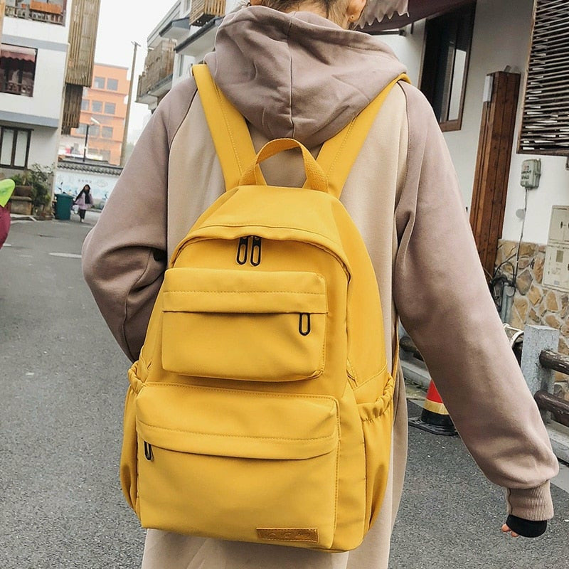 atom multi purpose laptop backpack Waterproof Nylon Backpack Multi-Pocket Travel School Bag