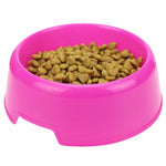 Multi-Purpose Candy Color Plastic Dog Bowls Feeding Water Food Puppy Feeder - Atom Oracle