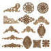Unique Natural Wood Carved Wooden Crafts Appliques Wall Door Decorative Home Decor