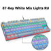 Wired Gaming Mechanical Keyboard 87/104keys Anti-Ghosting LED Backlit - Atom Oracle