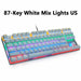 Wired Gaming Mechanical Keyboard 87/104keys Anti-Ghosting LED Backlit - Atom Oracle